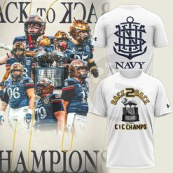 Navy Midshipmen BACK To BACK CIC Champions Shirt Collection