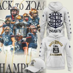 Navy Midshipmen BACK To BACK CIC Champions Shirt Collection