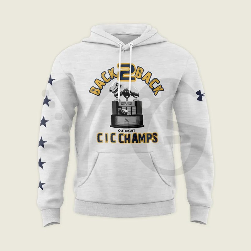 Navy Midshipmen BACK To BACK CIC Champions Shirt Collection Navy Midshipmen BACK To BACK CIC Champions Shirt Collection