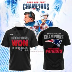New England Patriots 2025 AFC East Division Champions Shirt Collection