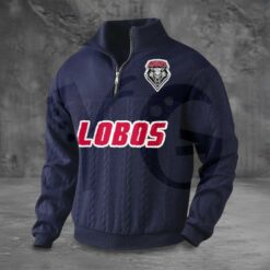 New Mexico Lobos PREMIUM Half Zip Sweater 5