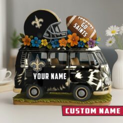 New Orleans Saints Van Bus Special Home Decor Gift Acrylic Plaque