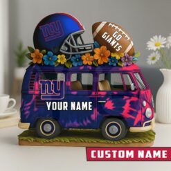 New York Giants Van Bus Special Home Decor Gift Acrylic Plaque
