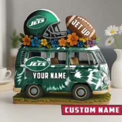 New York Jets Van Bus Special Home Decor Gift Acrylic Plaque