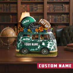 New York Jets Van Bus Special Home Decor Gift Acrylic Plaque
