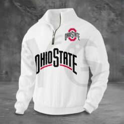Ohio State Buckeyes PREMIUM Half-Zip Sweater