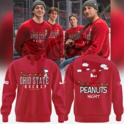 Ohio State Hockey Peanuts Night Special Edition Shirt Collection 3