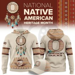 Oregon Ducks 2025 Native American Heritage Month Hoodie Oregon Ducks 2025 Native American Heritage Month Hoodie