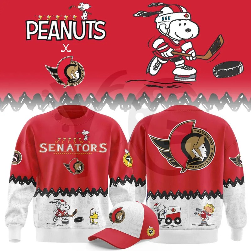 Ottawa Senators Peanuts Night Snoopy Limited Shirt Collection Ottawa Senators Peanuts Night Snoopy Limited Shirt Collection