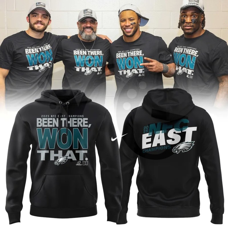 Philadelphia Eagles 2025 NFC East Division Champions Shirt Collection Philadelphia Eagles 2025 NFC East Division Champions Shirt Collection