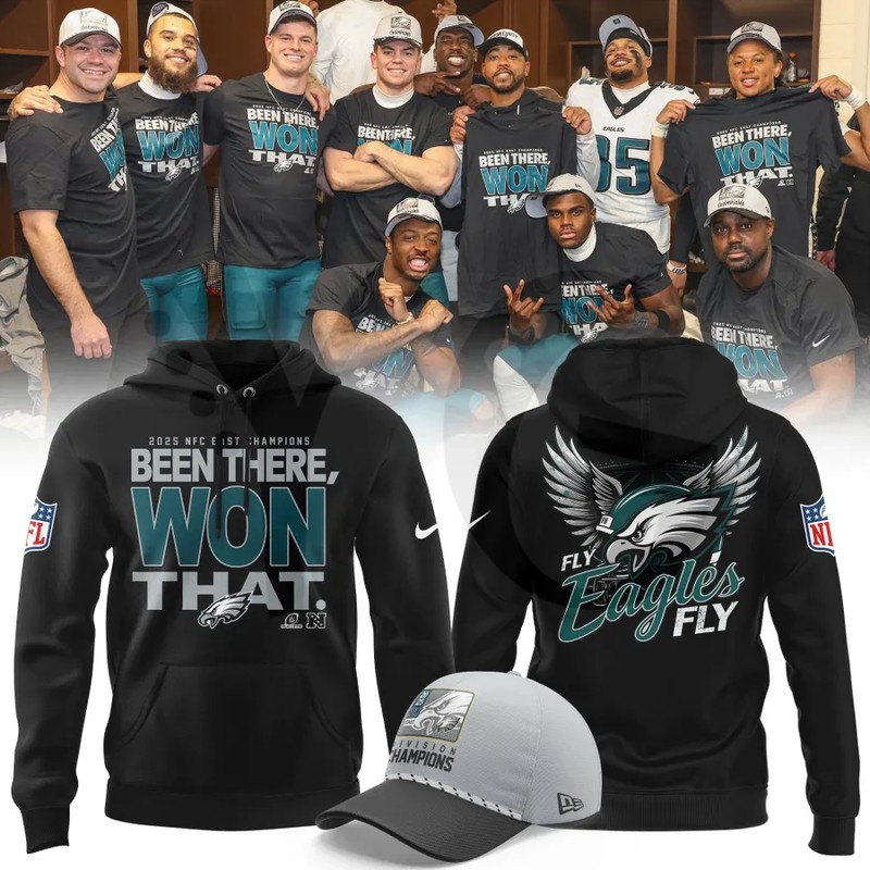Philadelphia Eagles 2025 NFC East Division Champions Shirt Collection Philadelphia Eagles 2025 NFC East Division Champions Shirt Collection