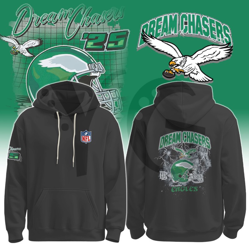 Philadelphia Eagles Dream Chasers Hoodie Philadelphia Eagles Dream Chasers Hoodie