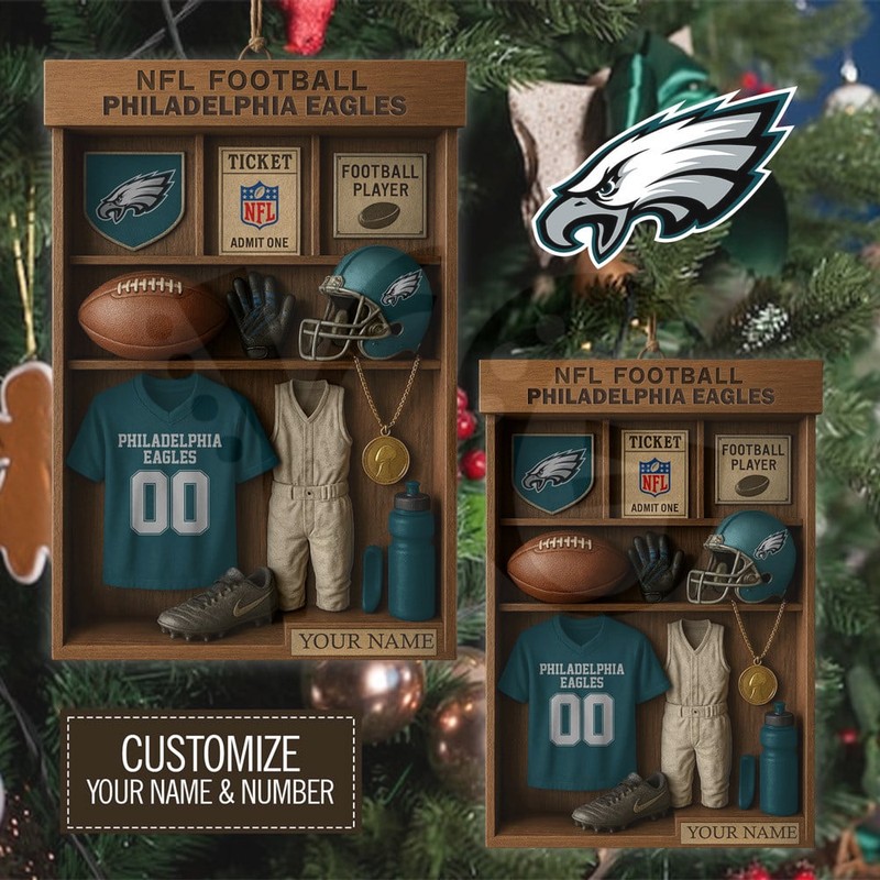 Philadelphia Eagles NFL Football Locker Limited Edition Ornament Philadelphia Eagles NFL Football Locker Limited Edition Ornament