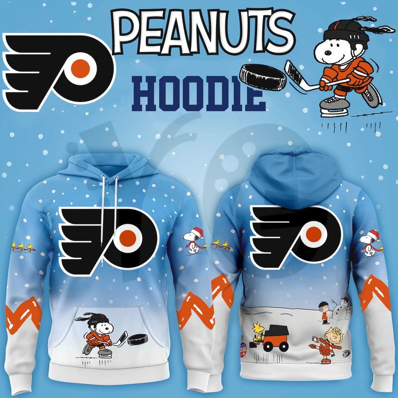 Philadelphia Flyers x Peanuts And Snoopy Special Edition Hoodie Philadelphia Flyers x Peanuts And Snoopy Special Edition Hoodie
