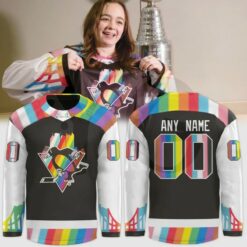 Pittsburgh Penguins x Jess Schweitzer Special Pride Jersey