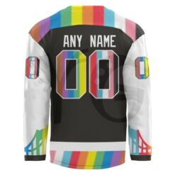 Pittsburgh Penguins x Jess Schweitzer Special Pride Jersey 3
