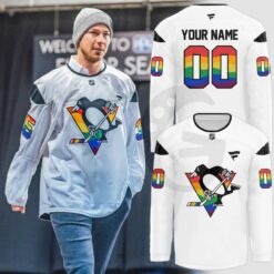 Pittsburgh Penguins x Jess Schweitzer Special Pride Jersey 4