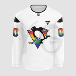 Pittsburgh Penguins x Jess Schweitzer Special Pride Jersey 5