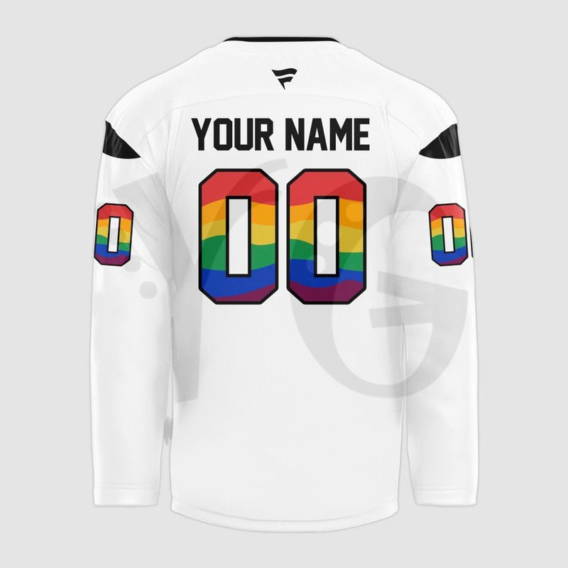 Pittsburgh Penguins x Jess Schweitzer Special Pride Jersey Pittsburgh Penguins x Jess Schweitzer Special Pride Jersey