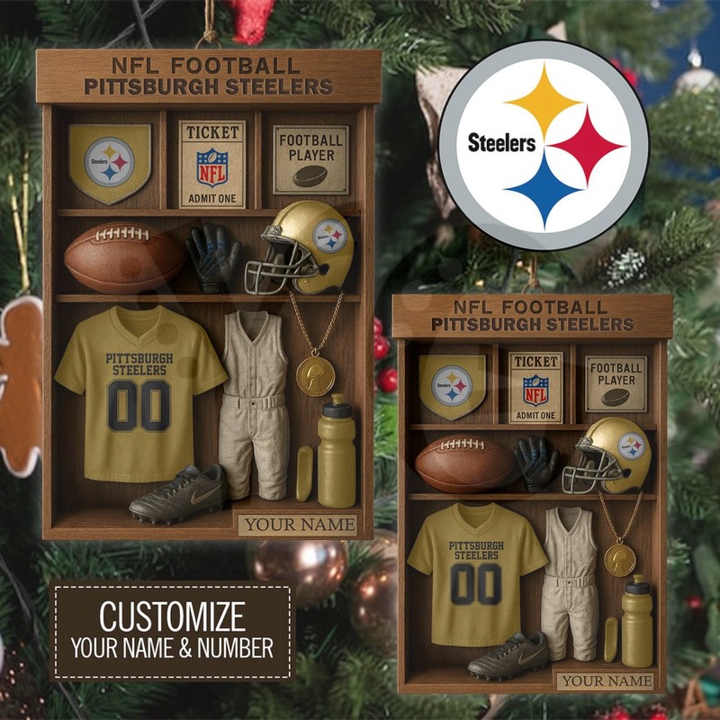 Pittsburgh Steelers NFL Football Locker Limited Edition Ornament Pittsburgh Steelers NFL Football Locker Limited Edition Ornament