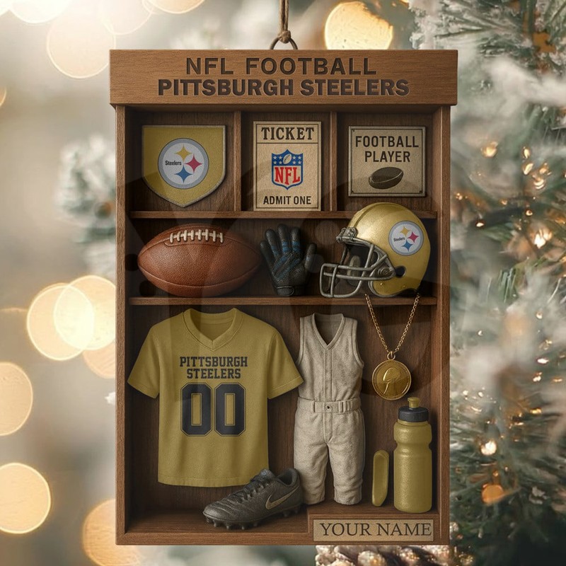 Pittsburgh Steelers NFL Football Locker Limited Edition Ornament Pittsburgh Steelers NFL Football Locker Limited Edition Ornament