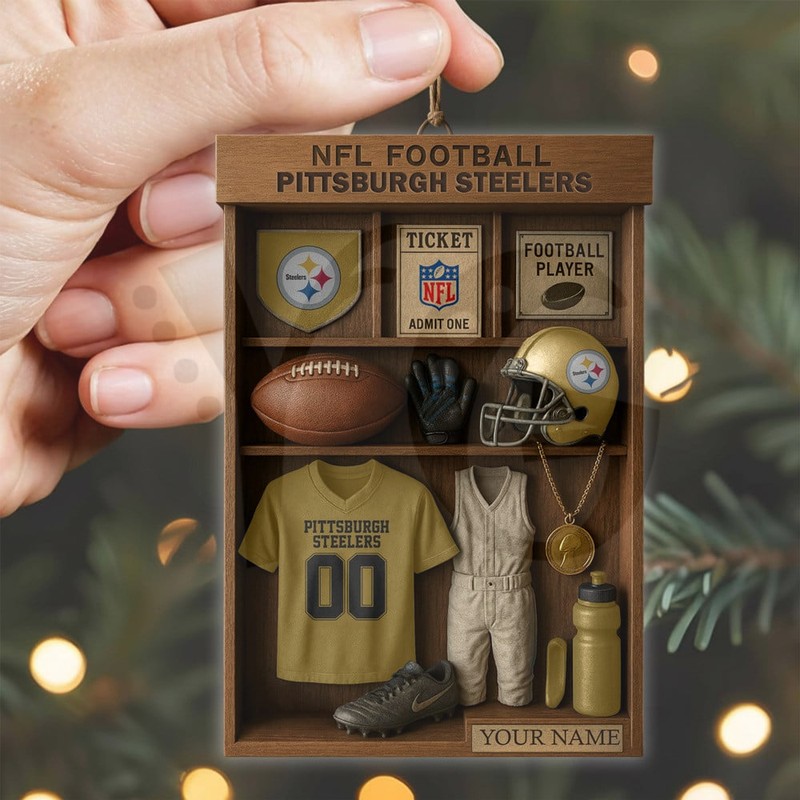 Pittsburgh Steelers NFL Football Locker Limited Edition Ornament Pittsburgh Steelers NFL Football Locker Limited Edition Ornament