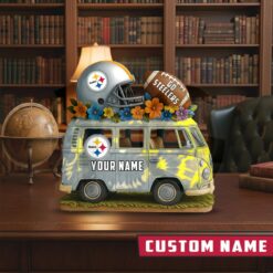 Pittsburgh Steelers Van Bus Special Home Decor Gift Acrylic Plaque