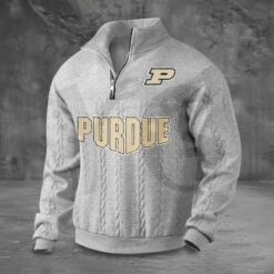 Purdue Boilermakers PREMIUM Half-Zip Sweater Purdue Boilermakers PREMIUM Half-Zip Sweater