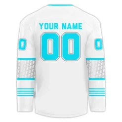 Quad City Storm Winter Classic Whiteout Jersey 3