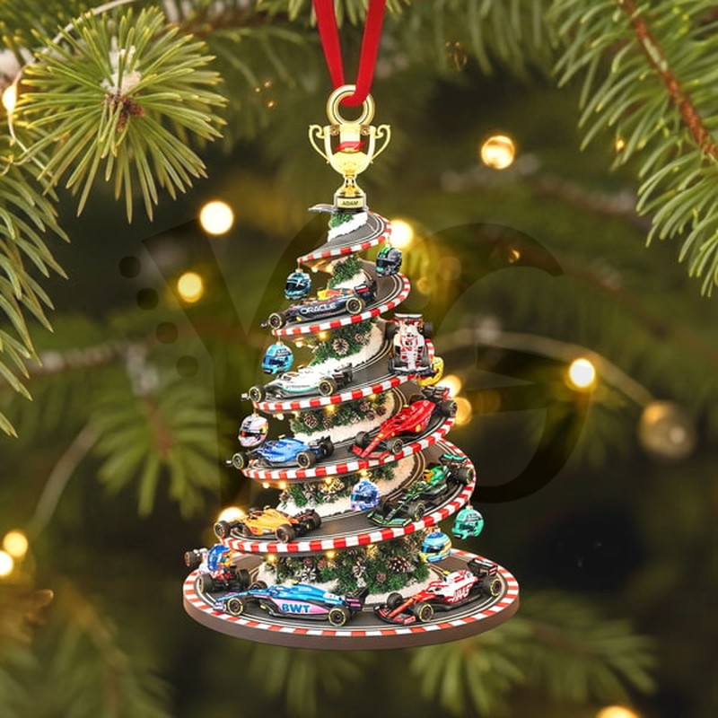 Racing Cars Lovers Road To Conquer Special Ornament Racing Cars Lovers Road To Conquer Special Ornament