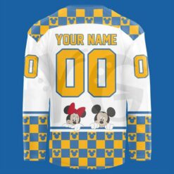 Roanoke Rail Yard Dawgs Mickey Mouse Friends Special Hockey Jersey 3