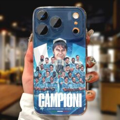 SSC Napoli 2025 Italian Super Cup Champions Phone Case 3