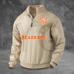 Sam Houston Bearkats PREMIUM Half Zip Sweater 4