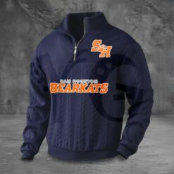 Sam Houston Bearkats PREMIUM Half Zip Sweater 5
