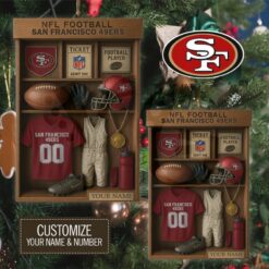 San Francisco 49ers NFL Football Locker Limited Edition Ornament San Francisco 49ers NFL Football Locker Limited Edition Ornament