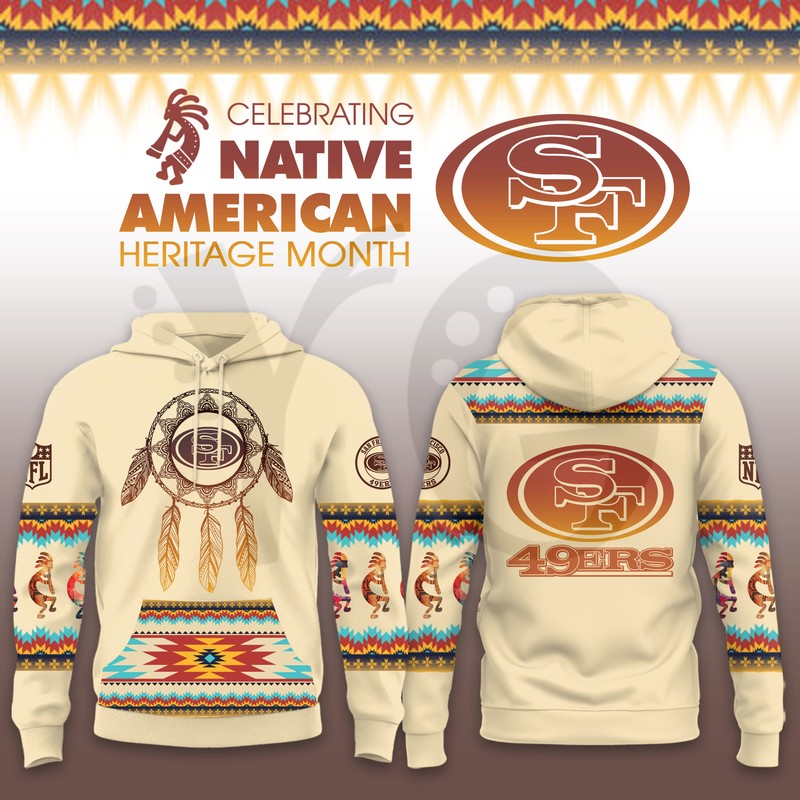 San Francisco 49ers Native American Heritage Limited Hoodie San Francisco 49ers Native American Heritage Limited Hoodie