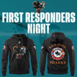 San Jose Sharks First Responders Night Special Hoodie