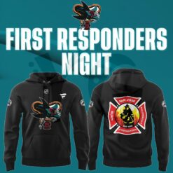 San Jose Sharks First Responders Night Special Hoodie