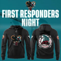 San Jose Sharks First Responders Night Special Hoodie 3
