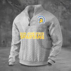 San Jose State Spartans PREMIUM Half-Zip Sweater