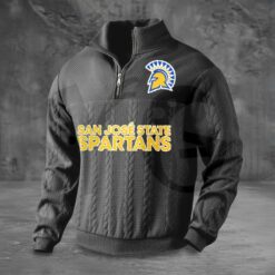 San Jose State Spartans PREMIUM Half Zip Sweater 3