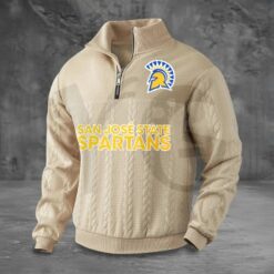 San Jose State Spartans PREMIUM Half Zip Sweater 4