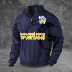 San Jose State Spartans PREMIUM Half Zip Sweater 5