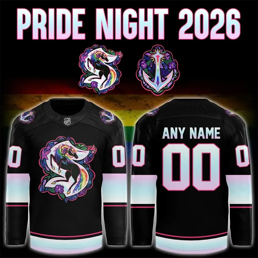 Seattle Kraken 2026 Pride Night Special Edition Jersey Seattle Kraken 2026 Pride Night Special Edition Jersey
