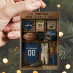 Seattle Seahawks NFL Football Locker Limited Edition Ornament 3