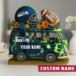 Seattle Seahawks Van Bus Special Home Decor Gift Acrylic Plaque