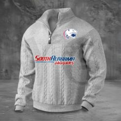 South Alabama Jaguars PREMIUM Half-Zip Sweater South Alabama Jaguars PREMIUM Half-Zip Sweater