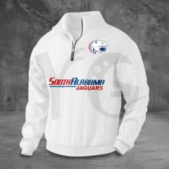 South Alabama Jaguars PREMIUM Half-Zip Sweater