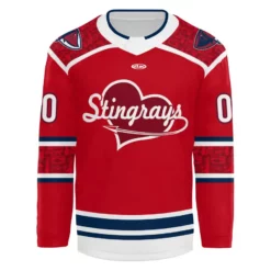 South Carolina Stingrays I love CHS Valentine Hockey Jersey