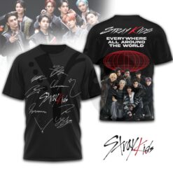Stray Kids Everywhere All Around The World Shirt Collection